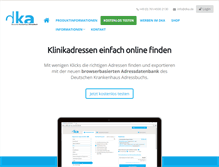 Tablet Screenshot of dka.de